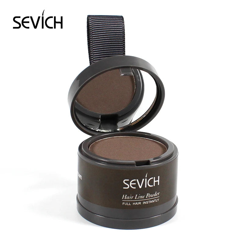 Sevich Waterproof Beard Filler Beard Hair Shadow Powder Root Cover Up Concealer Fill In Thinning Instantly Modify Fluffy Powder