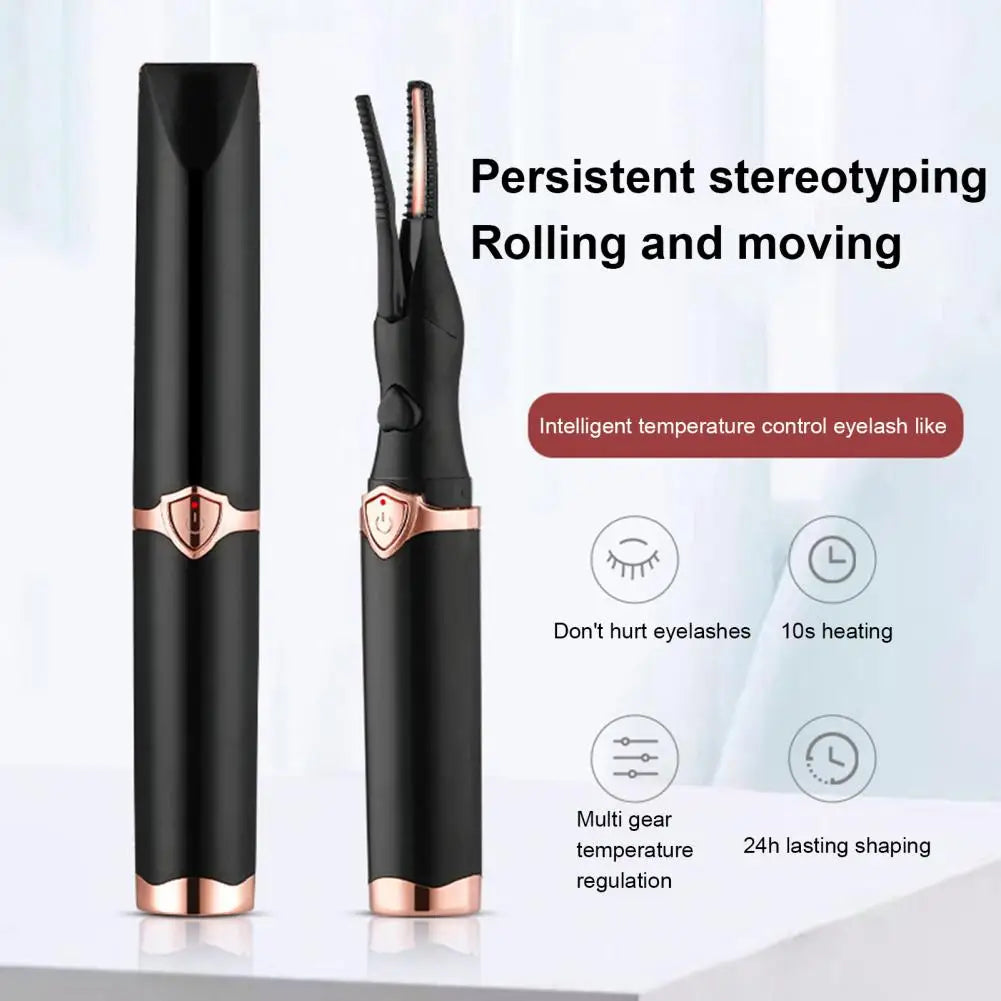 1 Set Electric Eyelash Curler Endurance Fixed Form It Warps When Hot Double-sided Eyelash Curling Eyelash Curler for Make Up