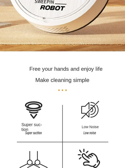 Xiaomi 5-In-1 Automatic Portable Mini Home Floor Robotic Vacuum Cleaner USB Rechargeable Wet Dry Sweeping Machine For Home 2024