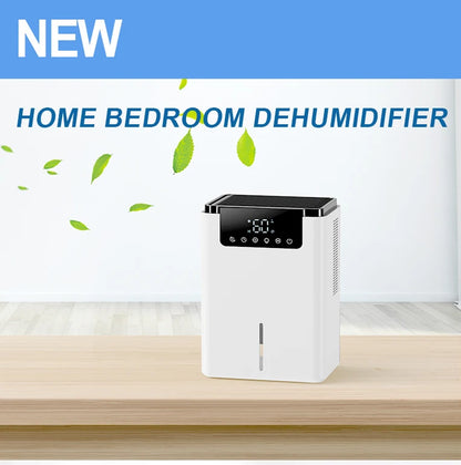 2500 ml compact semiconductor touch screen intelligent portable negative ion air dehumidifier household