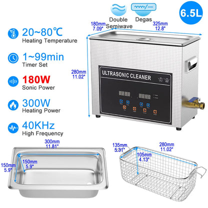 2L 3L 6L 10L 15L 30L Ultrasonic Cleaner US EU AU UK Ultrasonic Bath Washing Dental Retainer 60w 600w Ultrasound Cleaning Machine