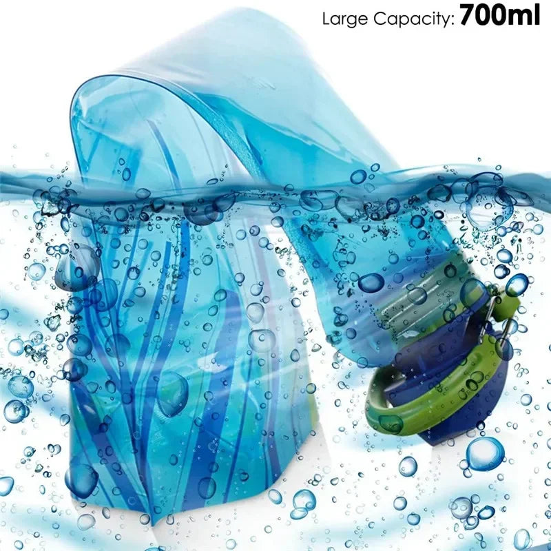 Portable Ultralight Foldable Water Bag Duckbill Folding Sports Outdoor Fitness Cycling Portable Storage Large Capacity Wate Bag