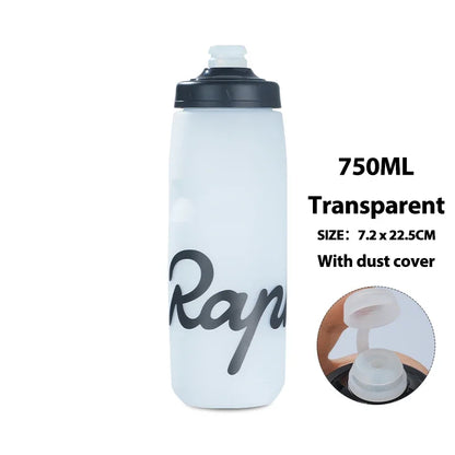 Rapha Cycling Water Bottle 620 750ml Leak-proof Squeezable Taste-free BPA-free Plastic Camping Hiking Sports Bicycle Kettle