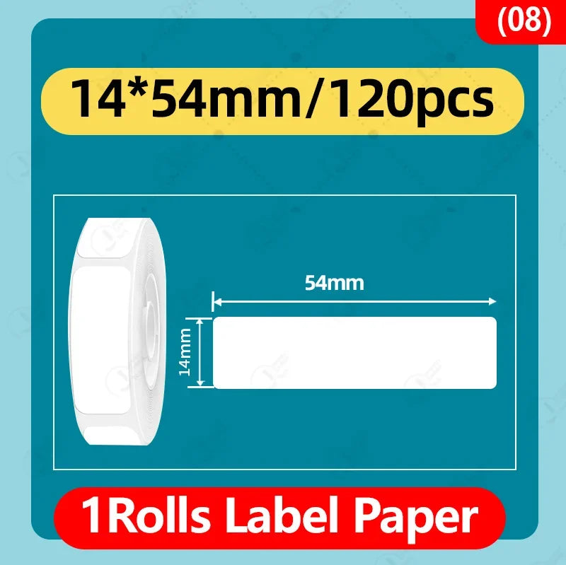 NIIMBOT D11/D110/D101/H1 Mini self-adhesive thermal label paper,   price tag, stickers, item cla Label Sticker