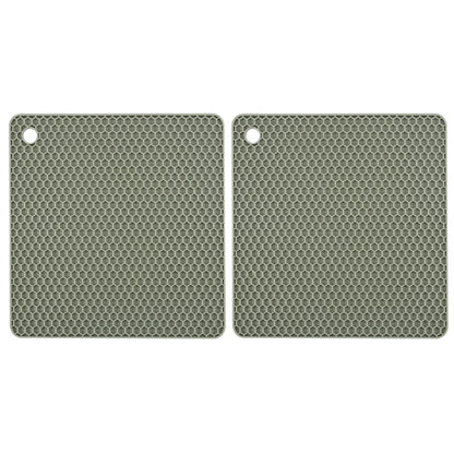 2/4 PCS Multifunction Heat Resistant Silicone Mat Drink Cup Coasters Nonslip Pads Pot Holder Table Placemat Kitchen Accessories