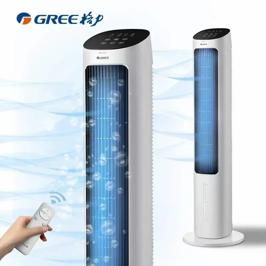 220V Gree home air conditioning fan purification humidifier tower fan energy saving remote control fan air conditioner portable