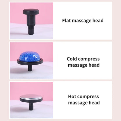 Professional Level Muscle Massage Gun Relaxation Intelligent Exercise Fitness Massager Cold And Hot Compress Fascia Gun 6 Heads