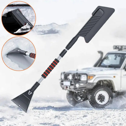 3-in-1 80.5*10.5cm Winter car detachable snow plow Aluminum alloy shovel Sweep 1 Snow sweep snow defrost EVA grip cleaning tools