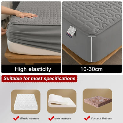 Waterproof Thicken bed Cover Protector Skin-Friendly Queen King Double Fitted Sheet Mattress Cover Mat 150x200 180x200 160x200cm