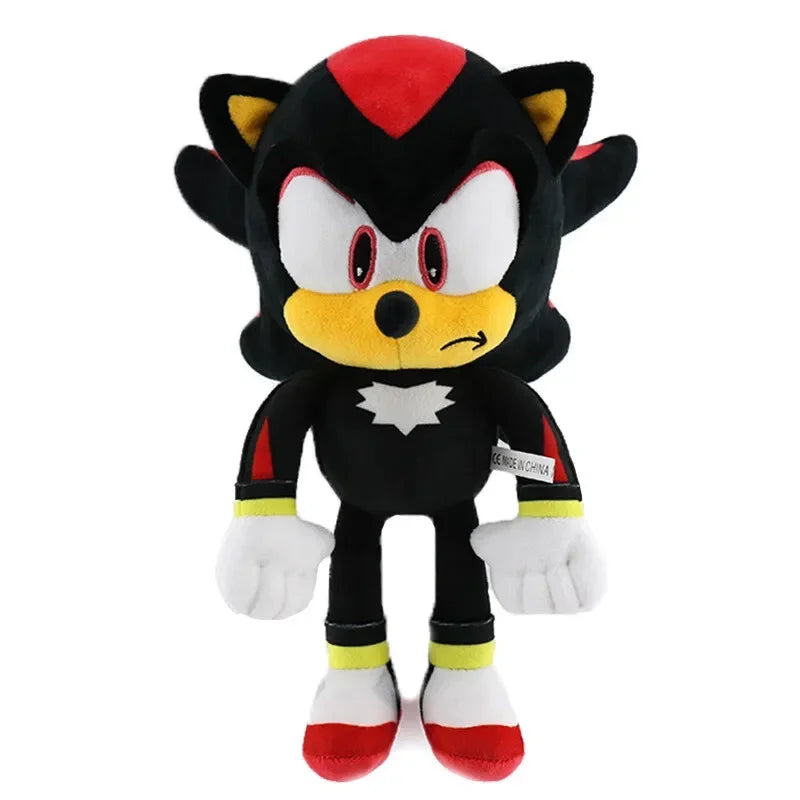 New 30CM Super Sonic Plush Toys The Hedgehog Amy Rose Knuckles Tails Cute Cartoon Soft Stuffed Doll Birthday Gifts for Children