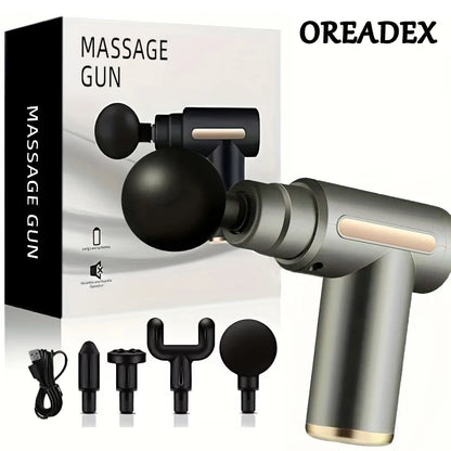 Portable Fascia Gun Tap Massager Body Back and Neck Leg 6 Speed USB Charging Handheld Tap Massager