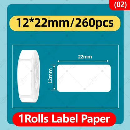 NIIMBOT D11/D110/D101/H1 Mini self-adhesive thermal label paper,   price tag, stickers, item cla Label Sticker