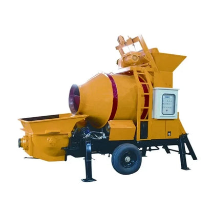 YG Concrete Pump Automatic Construction Machinery Trailer Mobile Concrete Pump Portable Concrete Mixer Mixing Machine with Pump