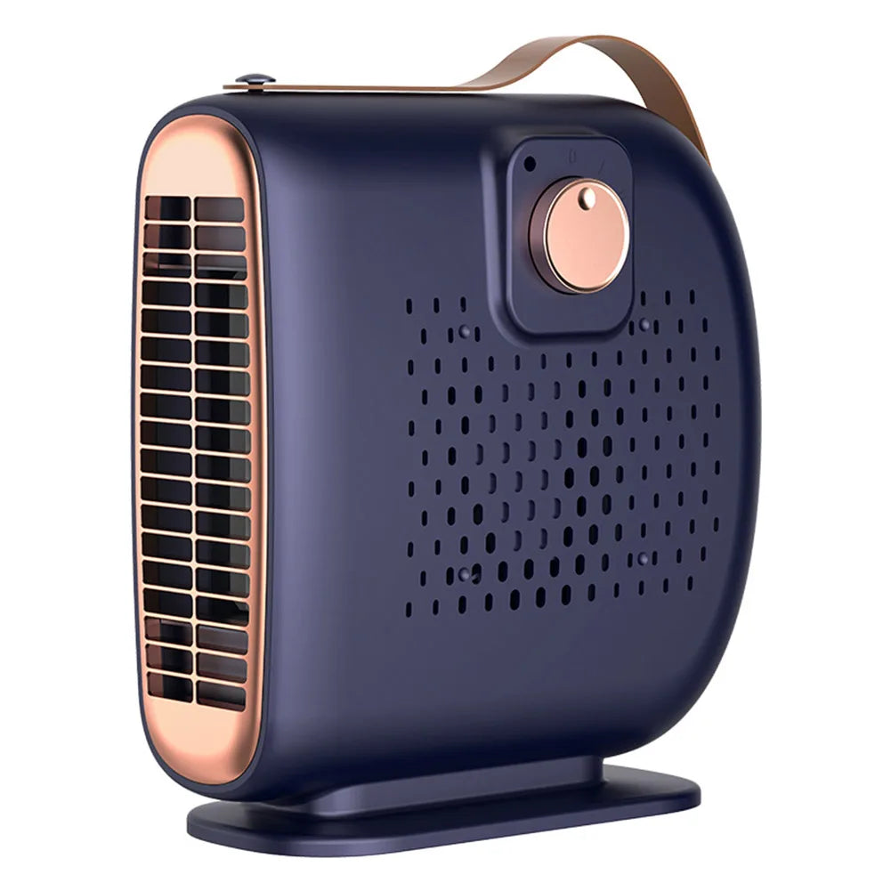 Electric Heater Fan Low Noise Portable Space Heater Anti Scald Desktop Heating Fan Electric Personal Warmer for Home Office