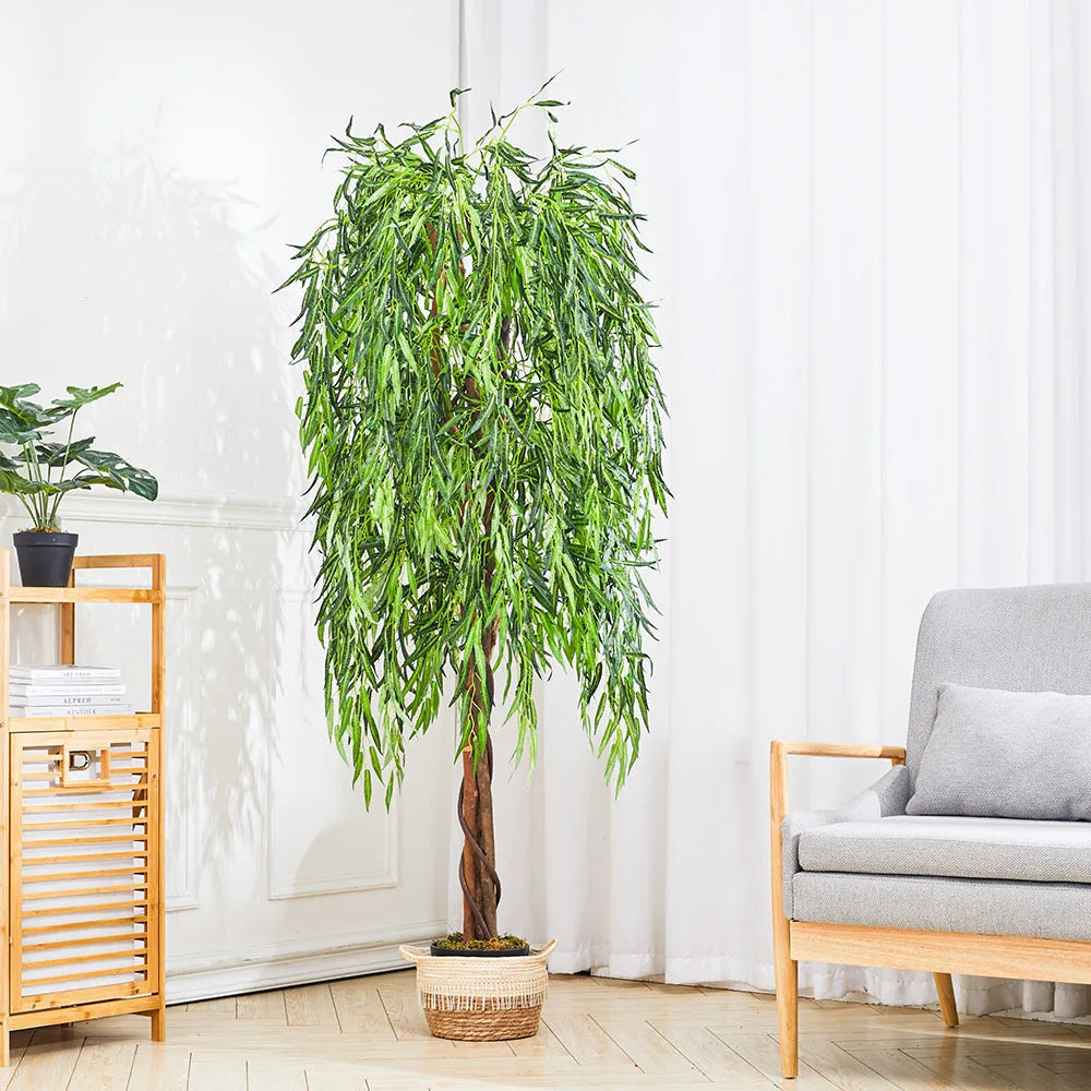 【Breeins】Artificial Plant Fake Green Tree in Pot