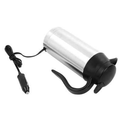 750ML Travel Electric Kettle Car Hot Kettle Car Truck Water Heater Large Capacity 12V/24V Auto Shut Off Fast Boiling ﻿