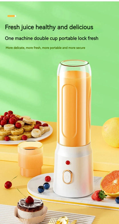 Rechargeable Mixers Fresh Fruit Juicers USB Portable Juice Bottle Mini Fast Electric Blender Smoothie Milkshake Juice Maker