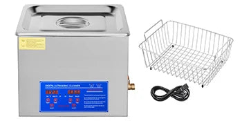 VEVOR Ultrasonic Cleaner Digital Timer  2L 3L 6L 10L 15L 22L 30L Stainless Steel Bath Jewelry Glasses Watch Cleaning Machine