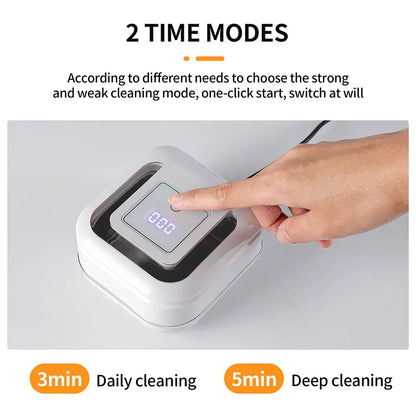 Portable Ultrasonic Cleaner UV Sterilization Ultrasonic Cleaning Machine Ultrasound Washing Bath For Glasses Jewelry Dentures