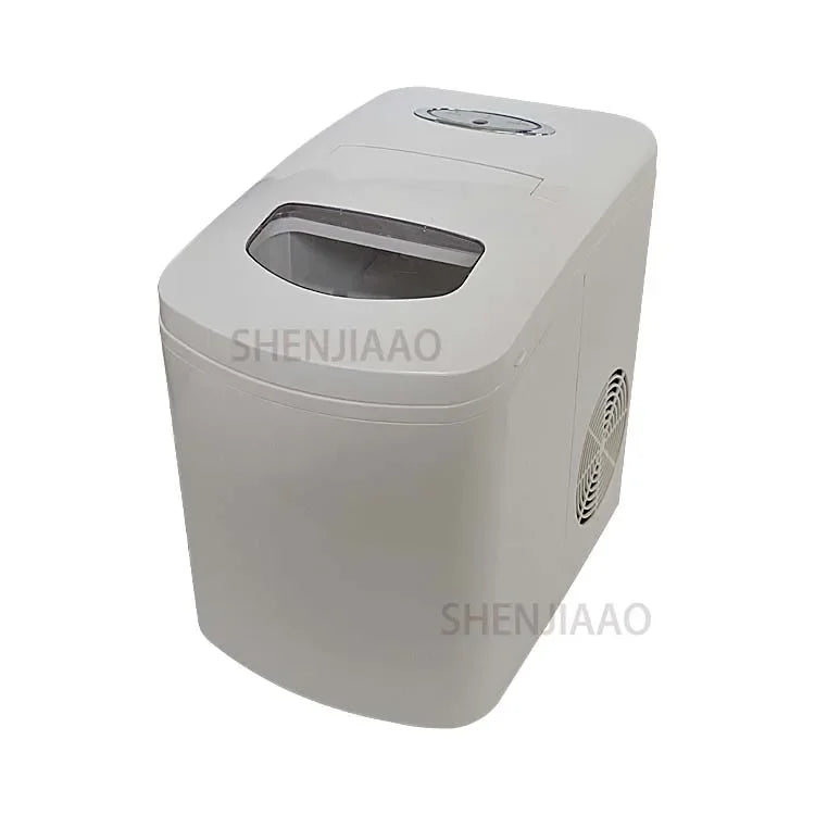 15kg Automatic Small Round Ice Maker Commercial Household Milk Tea Shop Bar Desktop Portable Ice Cube Making Machine