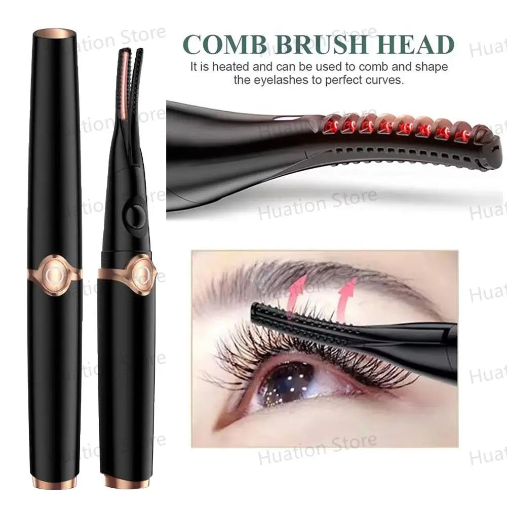 Naturally Curled Electric Eyelash Curler Intelligent Temperature Control Styling Make Up Eyelashes Curl Lasting Lash Curler Tool