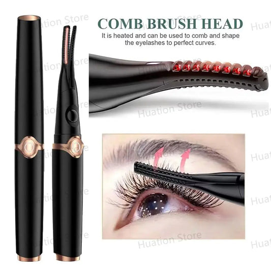 Naturally Curled Electric Eyelash Curler Intelligent Temperature Control Styling Make Up Eyelashes Curl Lasting Lash Curler Tool