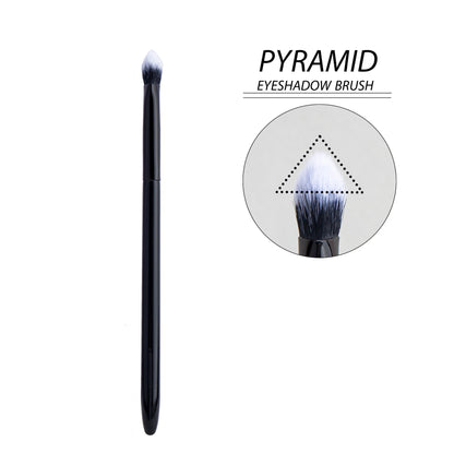 Small Iron Concealer Brush Angled Cream Foundation Concealer Makeup Brushes Oblique Angled Triangle Concealer Makeup Tools