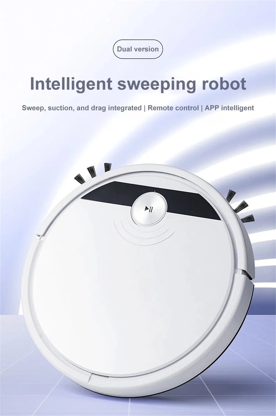 3 In 1 Smart Sweeping Robot Home Mini Sweeper Sweeping and Vacuuming Wireless Vacuum Cleaner Sweeping Robots For Home Use