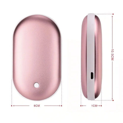 5200Mah Portable Hand Warmer Mini Power Bank USB Rechargeable Winter Heater UK