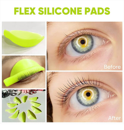 5 Pairs Lash Lift Rods Silicone Eyelash Pads (XS/S/M/L/XL) for Lash Lift Eyelash Perming Curler Lift Eyelashes Makeup Tool