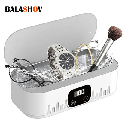 Ultrasonic Glasses Ultrasonic Cleaner Cleanser High Frequency Ultrasound Cleaning Bath For Glasses Jewelry Ultra Sonic Cleaner