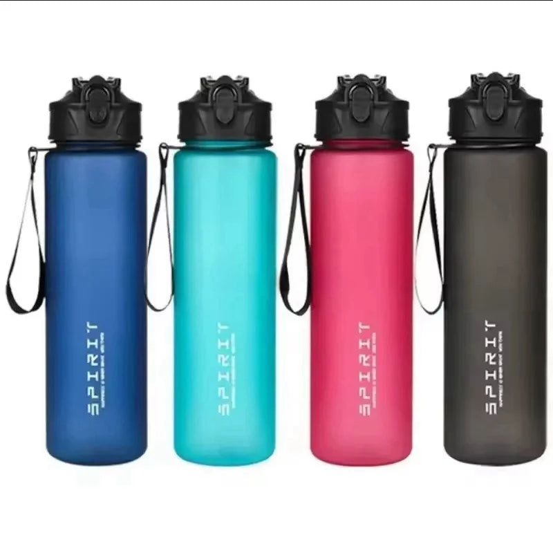 750ML Portable Water Bottle Motivational Sports Water bottle with Time Marker Leak-proof Cup for Outdoor Sport Fitness BPA Free