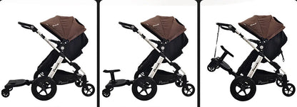 Universal Baby Infant Stroller Board 2 In1 Stroller Ride Buggy Board Wheeled Board Seat Pedal Stroller Board