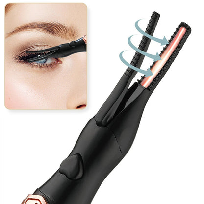 Electric 3 Gears Heated Eyelash Curler for Women Makeup Beauty Tools USB Rechargeable Eyelashes Curler Long Lasting Hold