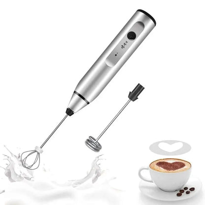 Portable Electric Milk Frothers Handheld Blender USB Mini Coffee Maker Whisk Mixer Cappuccino Cream Egg Beater Food Blender