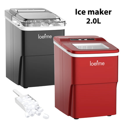 2.0L Countertop Ice Maker Machine Electric Automatic Fast Ice Cube Maker Machine