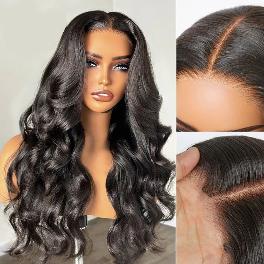 30 32 Inch Body Wave 13x4 Lace Front Wigs Human Hair 13x6 Transparent Lace Frontal Wigs Human Hair PrePlucked 4x4 Lace Wigs