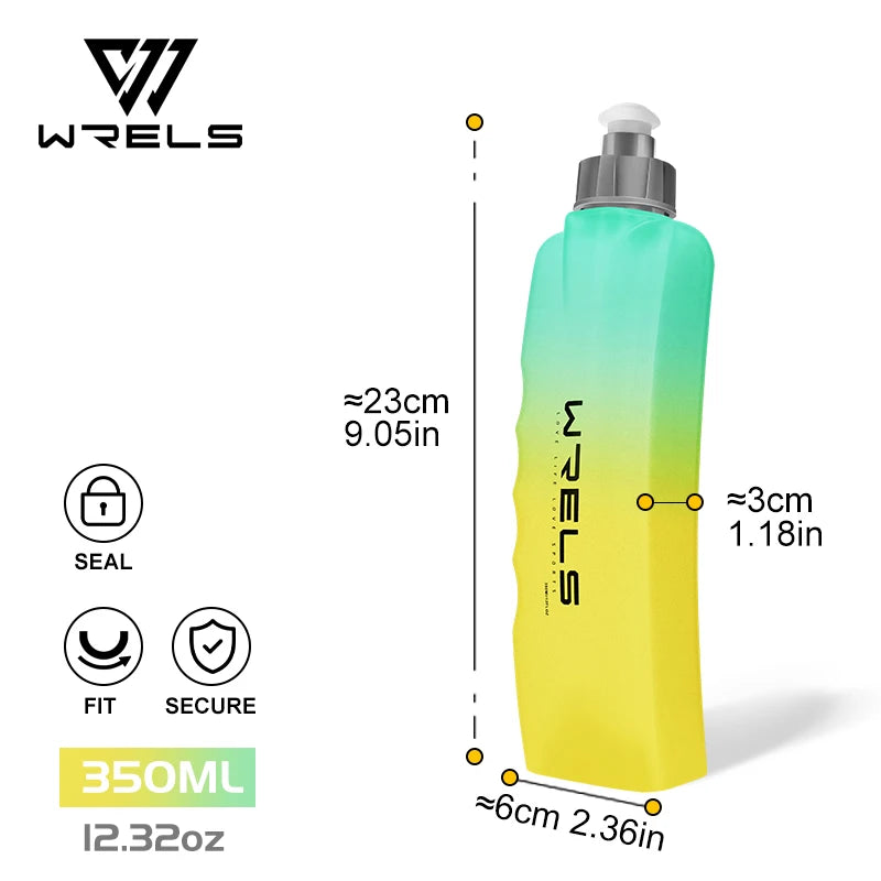 WRELS Sport Water Bottle Material Sports Fitness Running Riding Camping Hiking Portable Kettle Lightweight Water Bottle