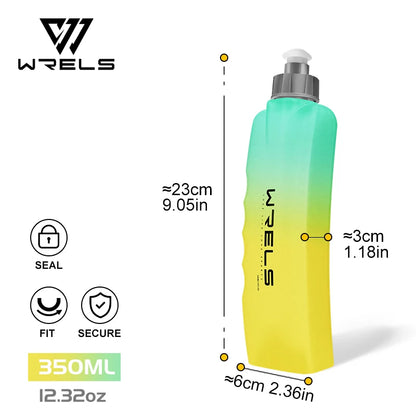 WRELS Sport Water Bottle Material Sports Fitness Running Riding Camping Hiking Portable Kettle Lightweight Water Bottle