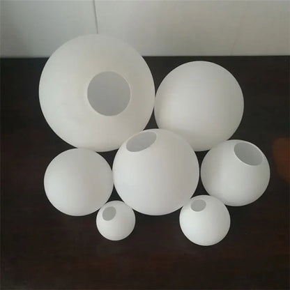 White Glass Lamp Shade, Milky Globe Lampshades Fitting Lamp, D10cm D12cm D15cm D20cm D25cm Round Light Cover, Pantalla Lampara