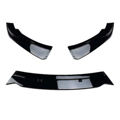 For BMW 1 Series F20 F21 116i 118i 120i 2015-2019 Regular Bumper Model Gloss Black Front Spoiler Lip Car Lower Splitter Blade