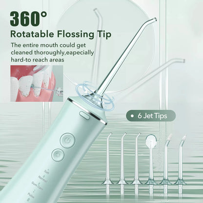 Sejoy Oral Irrigator Dental Water Pick Magnetic Charging Water Flosser High Pressure Dental Irrigator