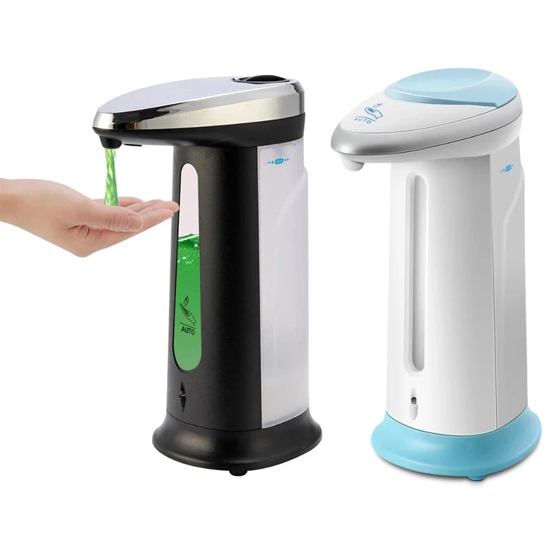 400ml Automatic Liquid Soap Dispenser Shampoo Dispenser Smart Sensor Touchless Dispenser For Kitchen Bathroom Accessories Set