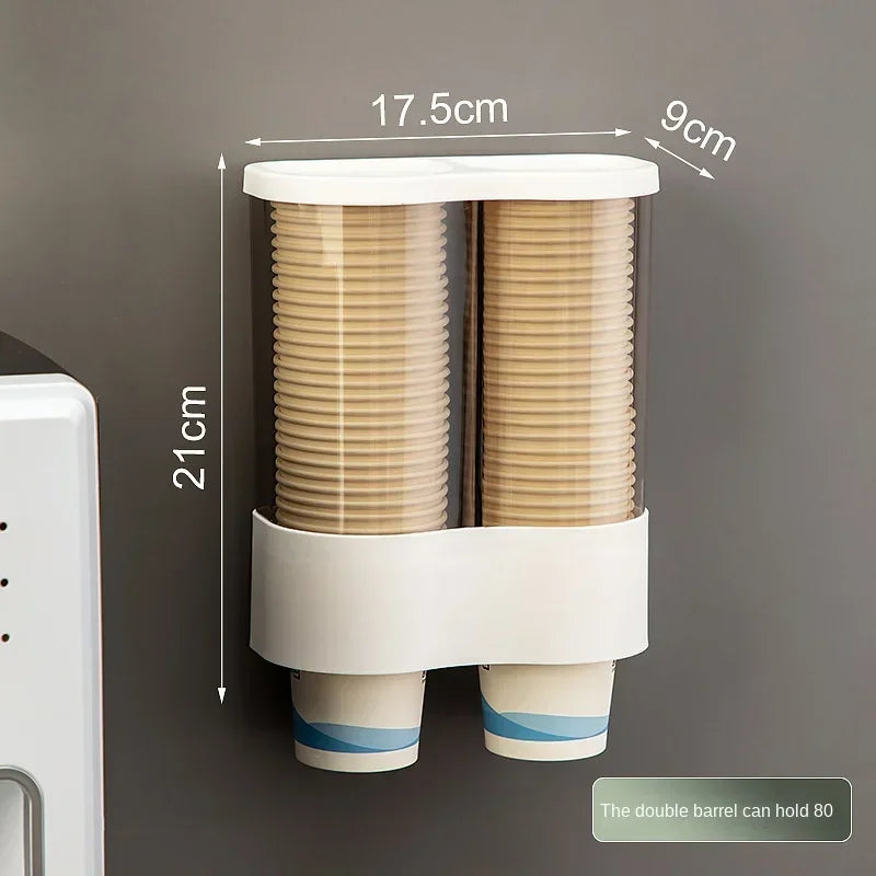 1 PCS Dispenser Automatically Drop Cup Remover Disposable Plastic Paper Dust Storage Rack Holder Automatic Cup Remover