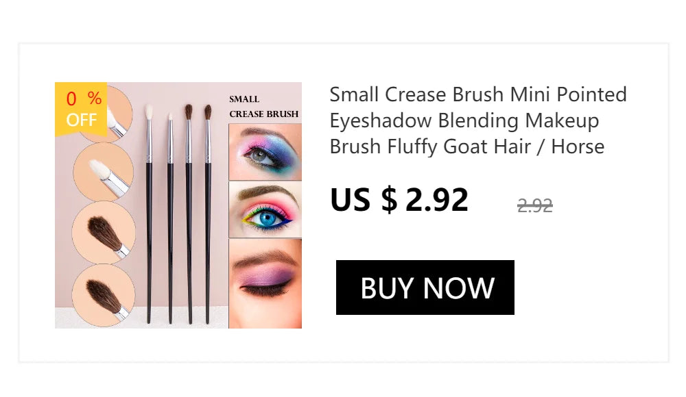 Small Iron Concealer Brush Angled Cream Foundation Concealer Makeup Brushes Oblique Angled Triangle Concealer Makeup Tools