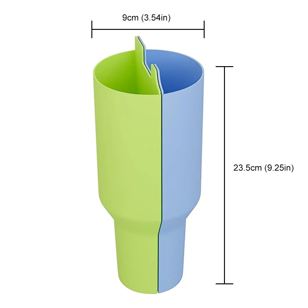 Silicone Water Bottle Liner Drink Divider Water Cup Double-Flavor Lining for Stanley 40oz Tumbler