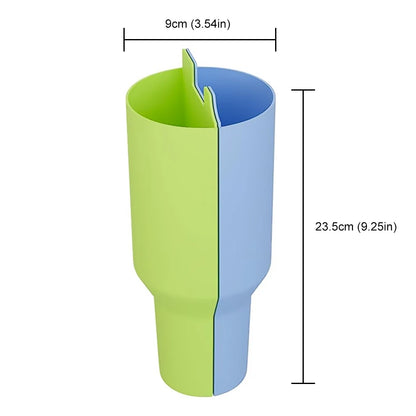 Silicone Water Bottle Liner Drink Divider Water Cup Double-Flavor Lining for Stanley 40oz Tumbler