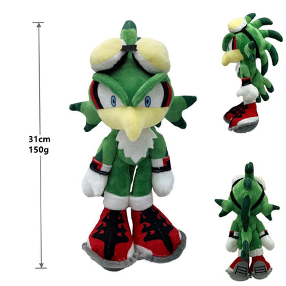 New Arrival Super Sonic Plush Toy The Hedgehog Amy Rose Knuckles Tails Cute Cartoon Soft Stuffed Doll Birthday Gift for Children