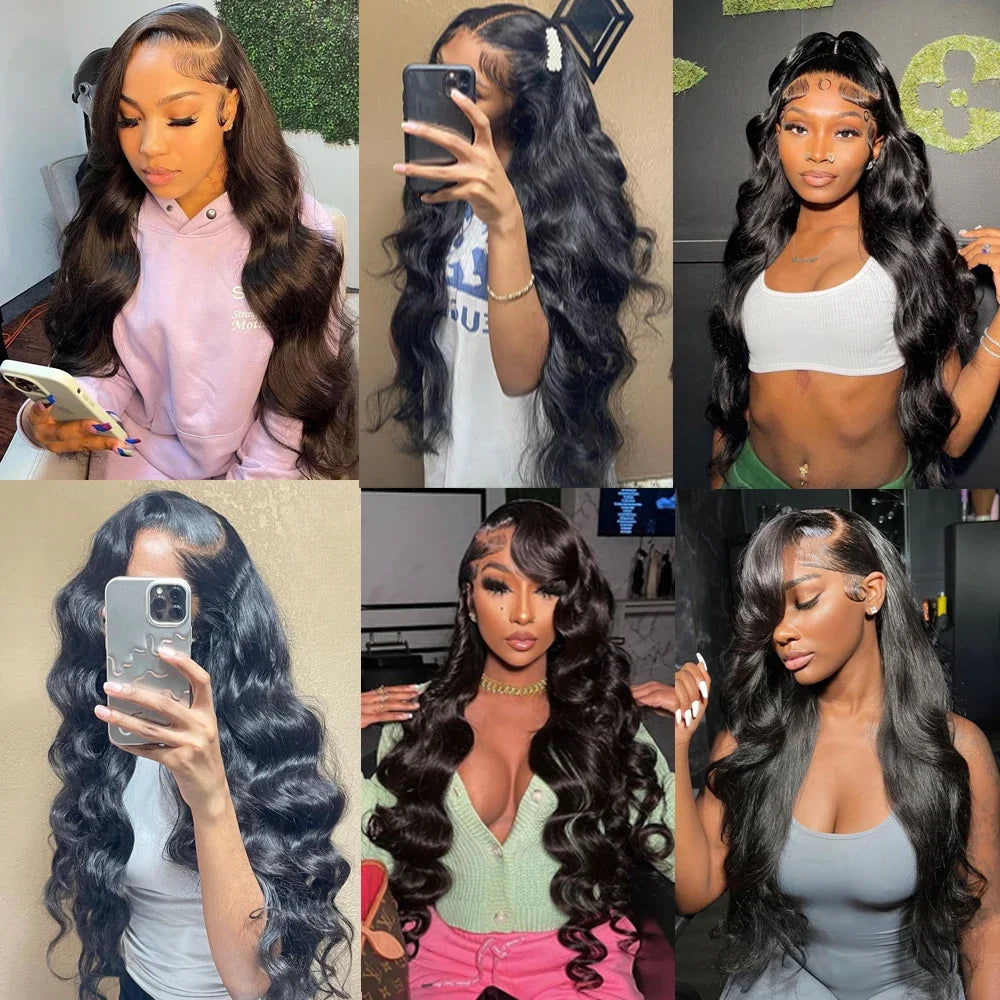 32 Inch Body Wave 13x6 Hd Lace Frontal Wig Human Hair 13x4 Hd Pre Plucked Lace Wigs For Women Brazilian 360 Lace Front Hair Wigs