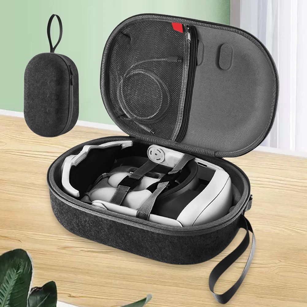 Portable Carrying Case For Meta Quest 3 Travel Case VR Larger Capacity Storage Bag For Quest 3 Protective EVA Bag VR Accessories